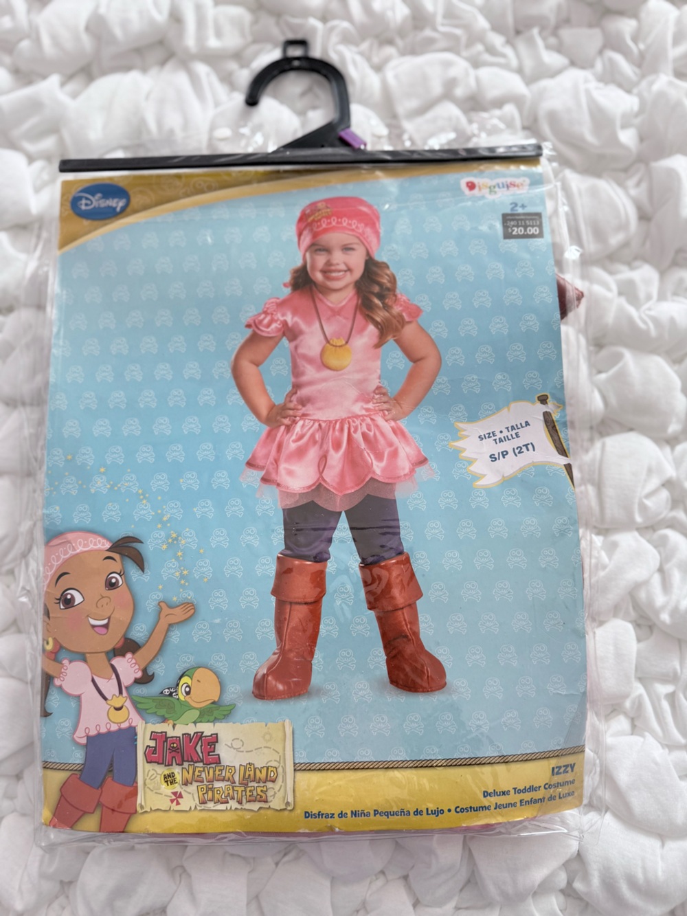 Disney Izzy Pirate Costume with Brown Boot Covers